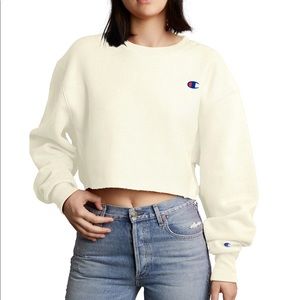 Champion Womens Reverse Weave Cropped Cut Fit, S